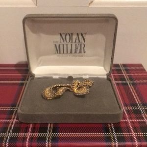 Nolan Miller Intricate Pave’ Bow Pin